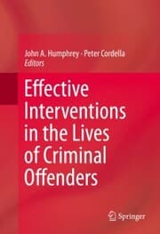 Cover von Effective Interventions in the Lives of Criminal Offenders