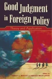 Cover von Good Judgment in Foreign Policy