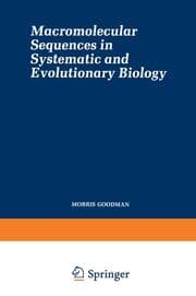 Cover von Macromolecular Sequences in Systematic and Evolutionary Biology