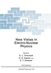 Cover von New Vistas in Electro-Nuclear Physics