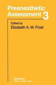 Cover von Preanesthetic Assessment 3