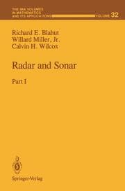 Cover von Radar and Sonar
