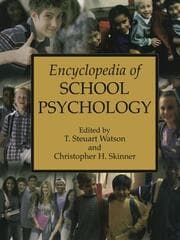 Cover von Encyclopedia of School Psychology