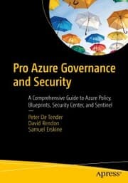 Cover von Pro Azure Governance and Security