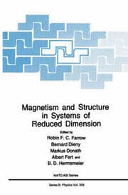 Cover von Magnetism and Structure in Systems of Reduced Dimension