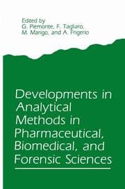 Cover von Developments in Analytical Methods in Pharmaceutical, Biomedical, and Forensic Sciences