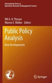 Cover von Public Policy Analysis