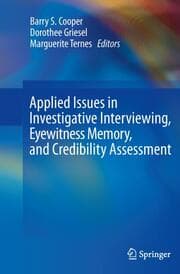 Cover von Applied Issues in Investigative Interviewing, Eyewitness Memory, and Credibility Assessment