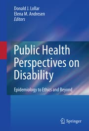 Cover von Public Health Perspectives on Disability