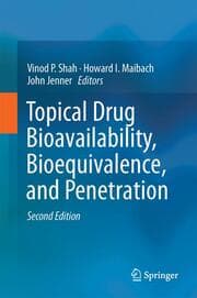 Cover von Topical Drug Bioavailability, Bioequivalence, and Penetration