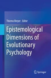 Cover von Epistemological Dimensions of Evolutionary Psychology