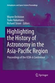 Cover von Highlighting the History of Astronomy in the Asia-Pacific Region