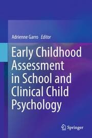 Cover von Early Childhood Assessment in School and Clinical Child Psychology
