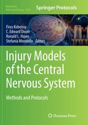 Cover von Injury Models of the Central Nervous System