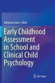 Cover von Early Childhood Assessment in School and Clinical Child Psychology
