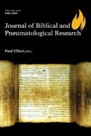Cover von Journal of Biblical and Pneumatological Research