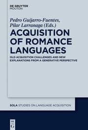 Cover von Acquisition of Romance Languages