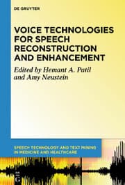 Cover von Voice Technologies for Speech Reconstruction and Enhancement