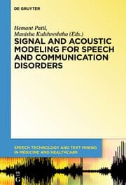 Cover von Signal and Acoustic Modeling for Speech and Communication Disorders