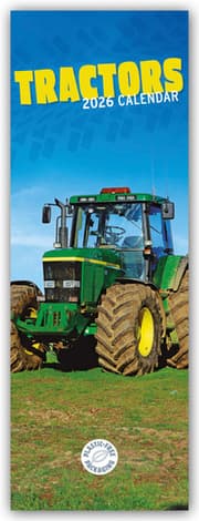 Cover von Tractors - Traktoren 2026 - Slimline-Kalender