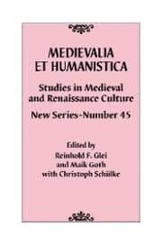 Cover von Medievalia et Humanistica, No. 45