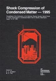 Cover von Shock Compression of Condensed Matter