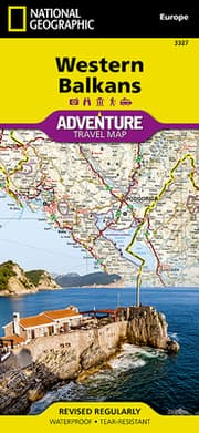 Cover von Touristische Karte Western Balkans
