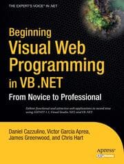 Cover von Beginning Web Programming in VB.NET