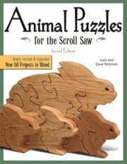 Cover von Animal Puzzles for the Scroll Saw, Second Edition