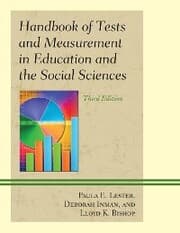 Cover von Handbook of Tests and Measurement in Education and the Social Sciences