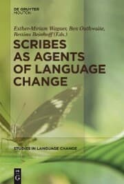 Cover von Scribes as Agents of Language Change
