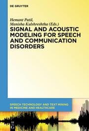 Cover von Signal and Acoustic Modeling for Speech and Communication Disorders