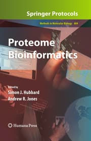 Cover von Proteome Bioinformatics