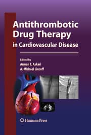 Cover von Antithrombotic Drug Therapy in Cardiovascular Disease