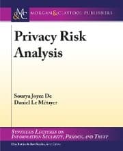 Cover von Privacy Risk Analysis