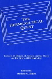 Cover von The Hermeneutical Quest