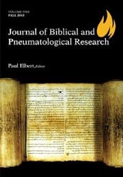 Cover von Journal of Biblical and Pneumatological Research