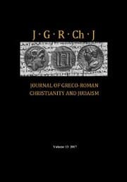 Cover von Journal of Greco-Roman Christianity and Judaism, Volume 13