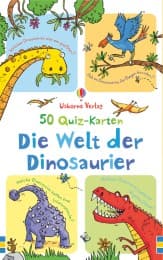 Cover von 50 Quiz-Karten: Die Welt der Dinosaurier