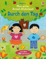 Cover von Mein erstes Anzieh-Stickerbuch: Durch den Tag