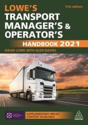 Cover von Lowe's Transport Manager's and Operator's Handbook 2021