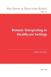 Cover von Remote Interpreting in Healthcare Settings