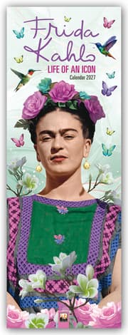 Cover von Frida Kahlo: Life of an Icon - Slimline-Kalender 2027