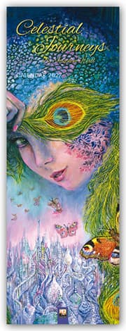 Cover von Josephine Wall: Celestial Journeys - Slimline-Kalender 2027