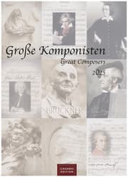 Cover von Grosse Komponisten 2025 L 59x42cm