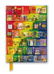 Cover von Premium Notizbuch DIN A5: Bodleian Libraries, Regenbogenfarbenes Bücherregal