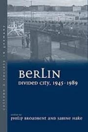 Cover von Berlin Divided City, 1945-1989