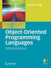 Cover von Object-Oriented Programming Languages: Interpretation