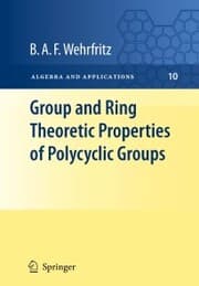 Cover von Group and Ring Theoretic Properties of Polycyclic Groups
