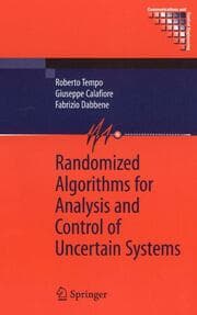 Cover von Randomized Algorithms for Analysis and Control of Uncertain Systems
